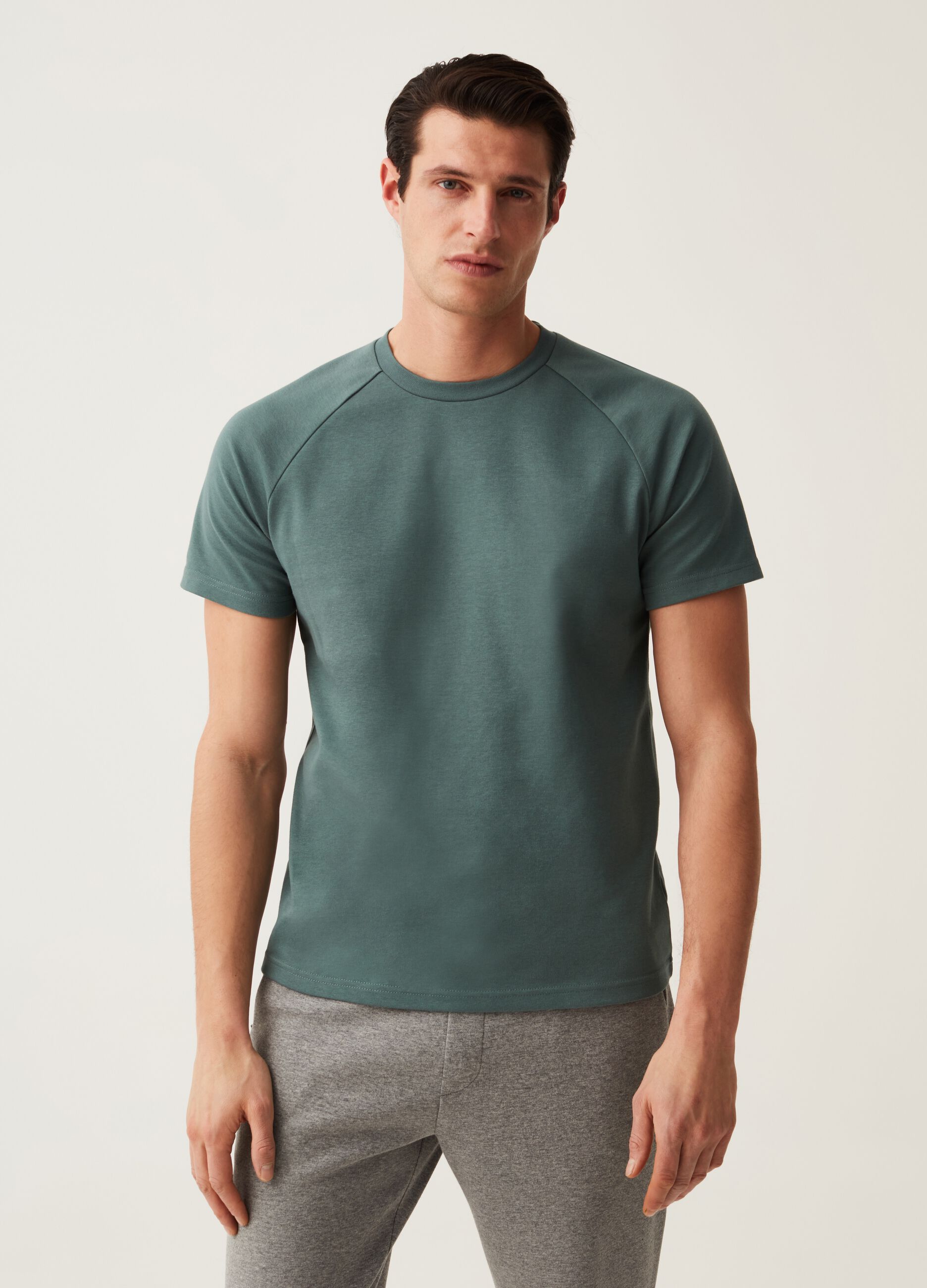 T-shirt maniche raglan in tessuto traspirante OVS Tech_0