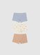 Tripack of multicolour cotton blend regular fit baby boxer shorts_1