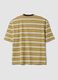 Brown striped pure cotton boxy-fit T-shirt_2