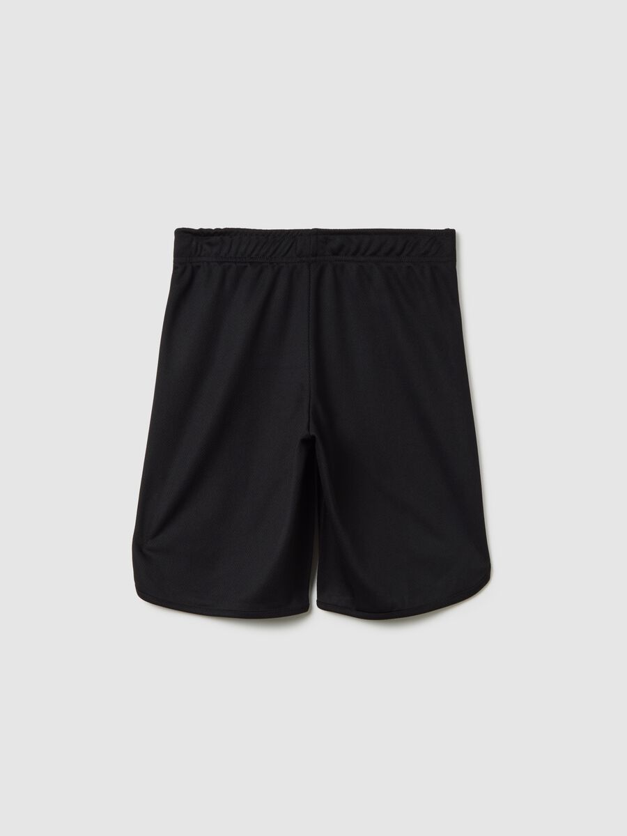 Boys' regular fit black shorts_4