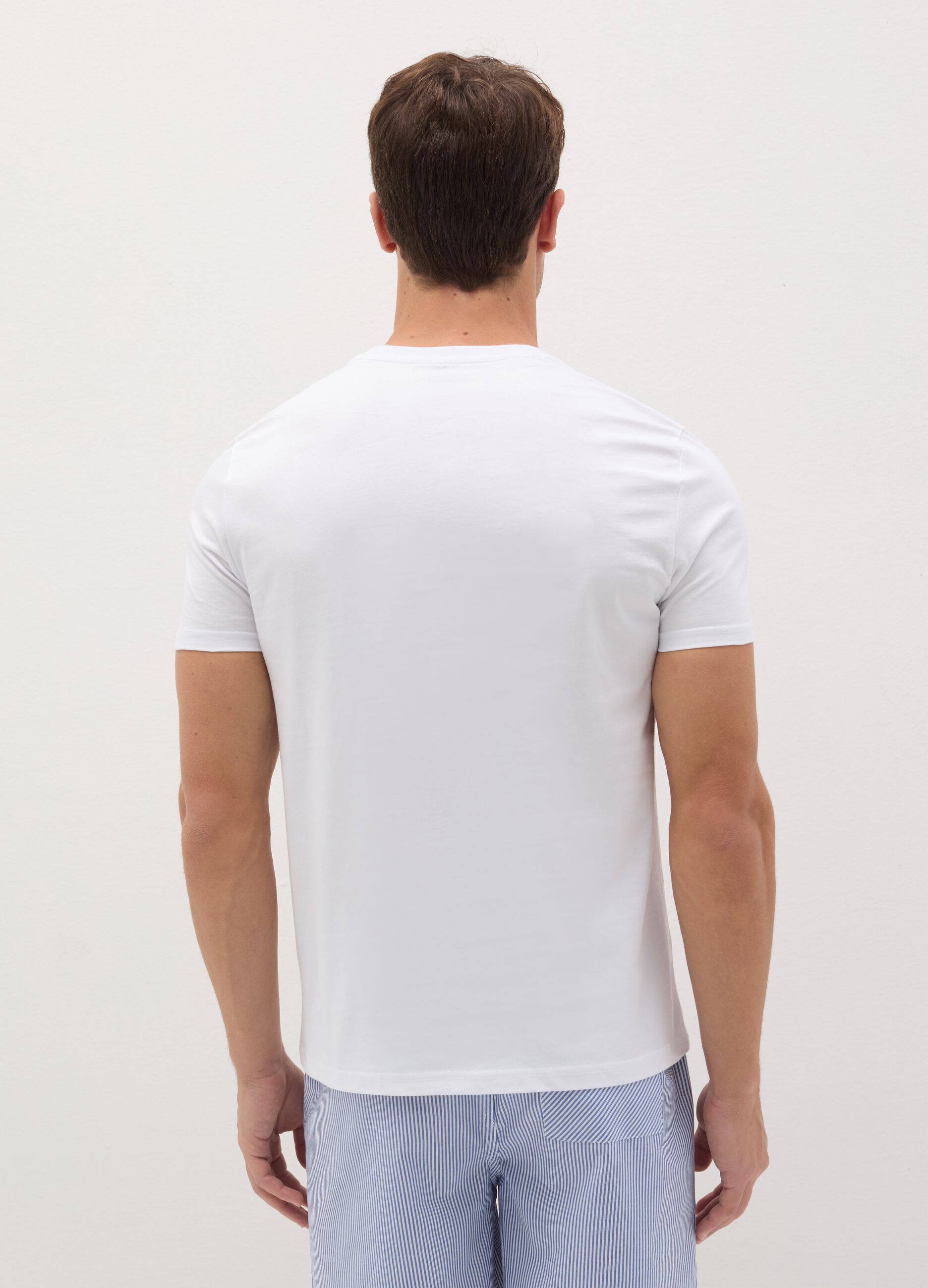Three-pack thermal undershirts in cotton