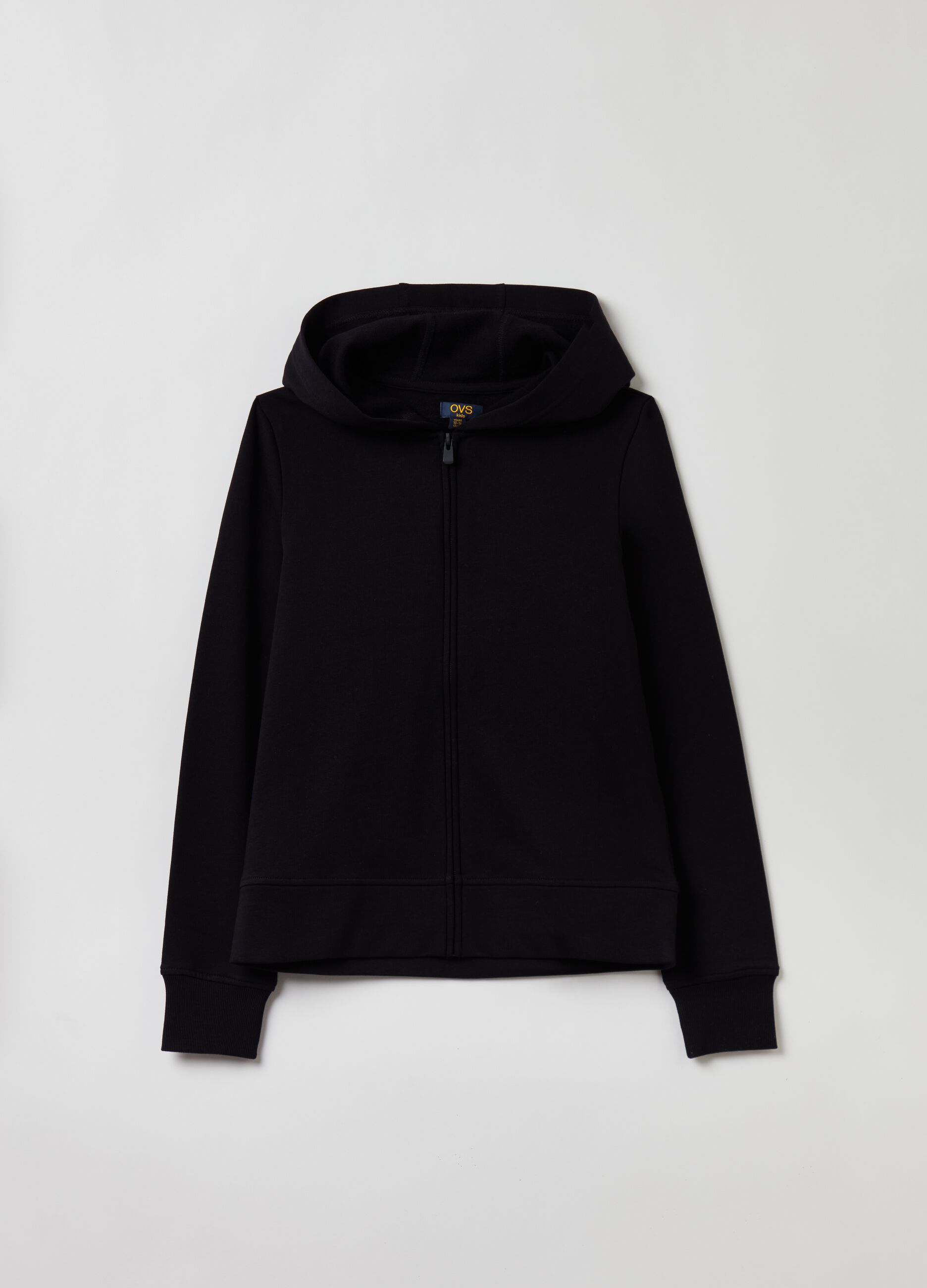 Full zip in felpa con cappuccio Nero OVS KIDS da Ragazza OVS