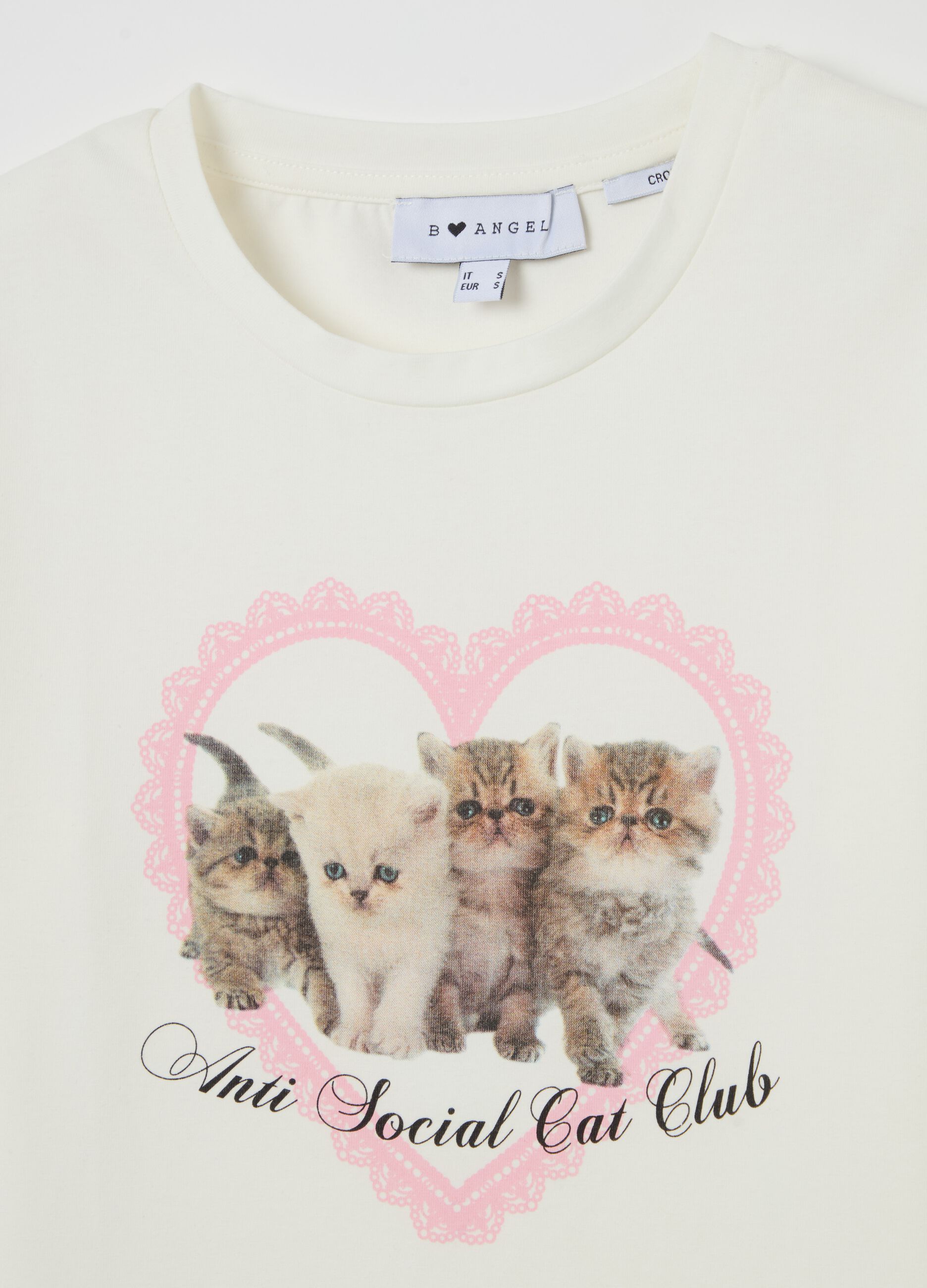 Stretch cotton T-shirt