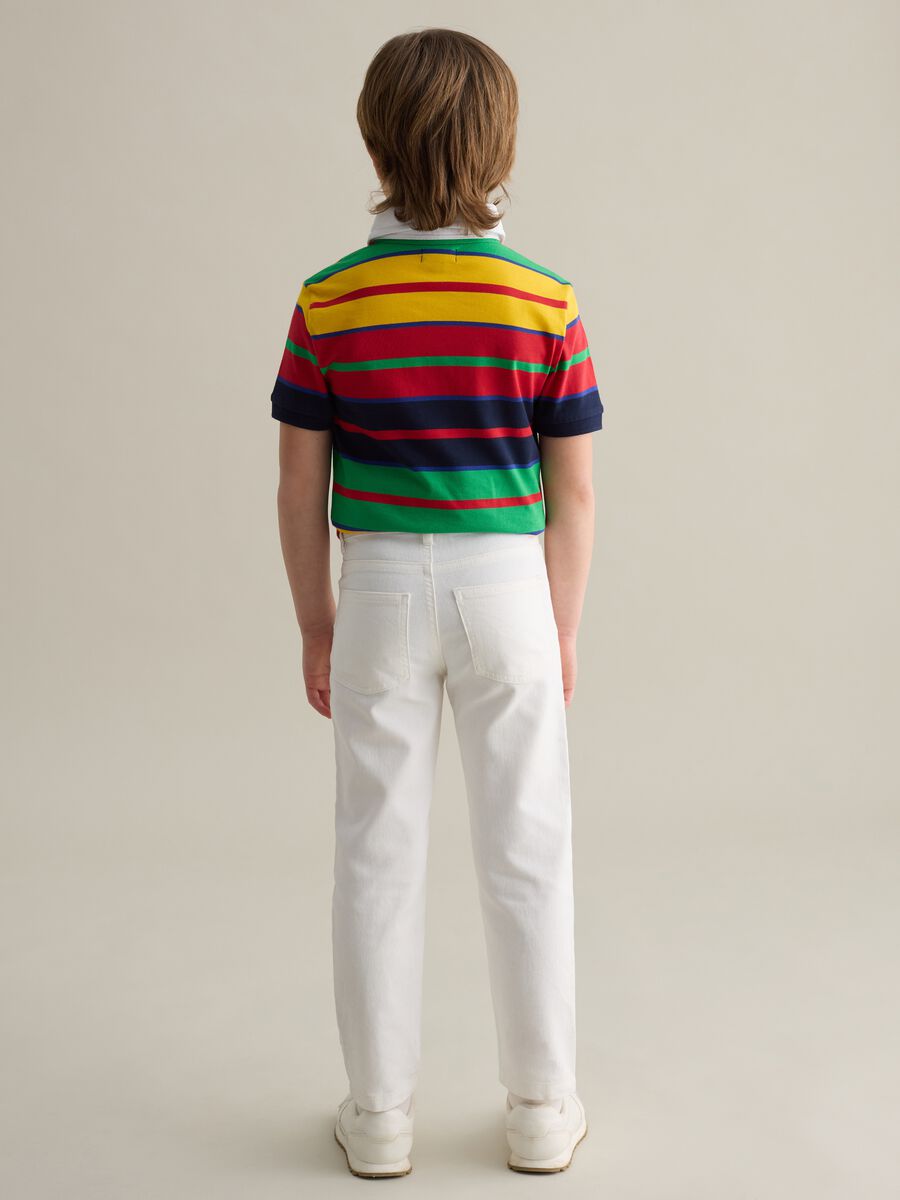 Cotton and linen trousers with five pockets_3