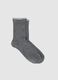 Short Grey Stretch Socks_0
