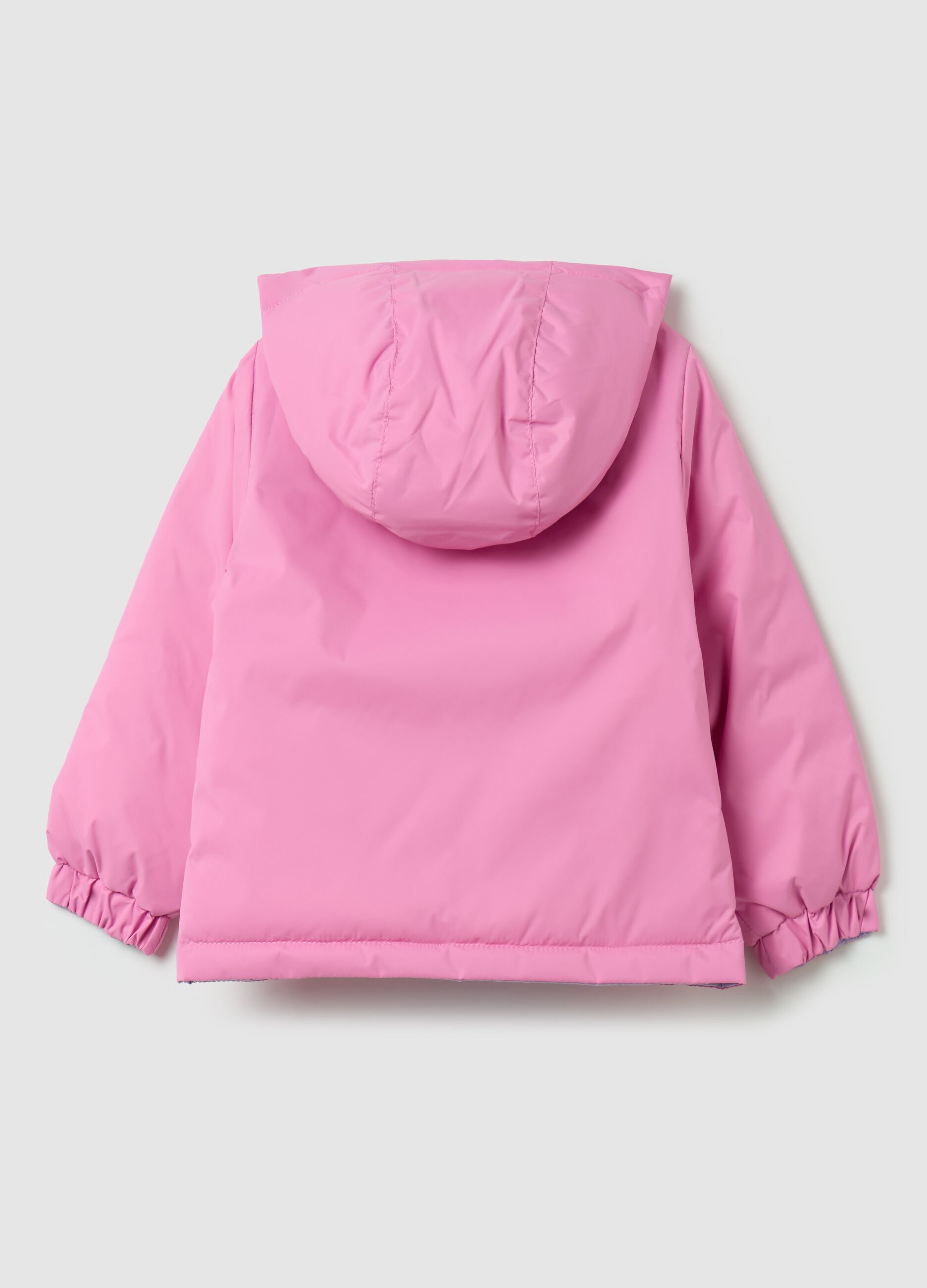 Ultralight reversible down jacket with hood
