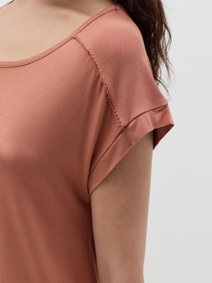 Pyjama top with embroidered detail_2