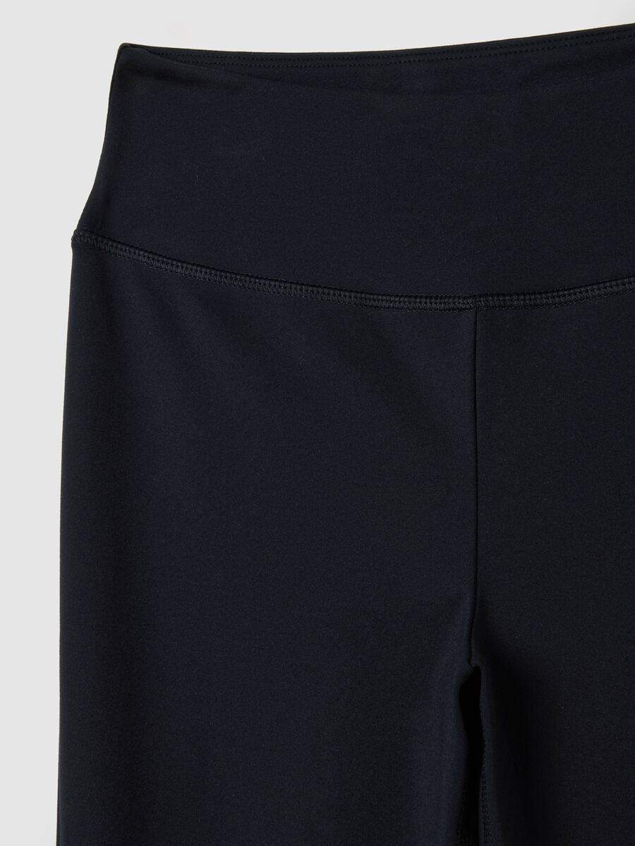 ALTAVIA STUDIO technical fabric flared leggings_5