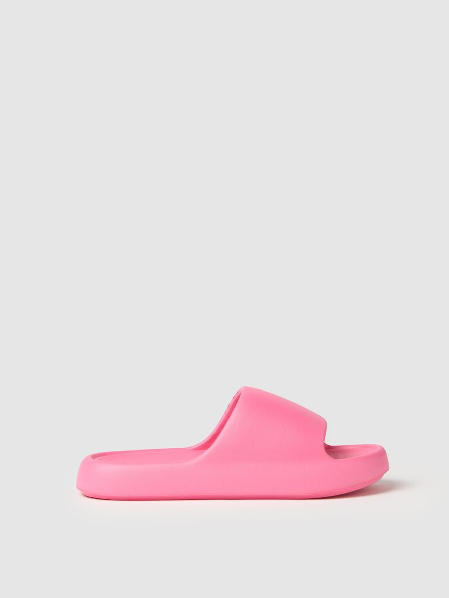 Women's Pink Rubber Sandals_0