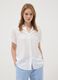 White viscose-blend shirt_1