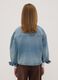 Camicia blu in denim di misto cotone e viscosa con cuore regular fit_2