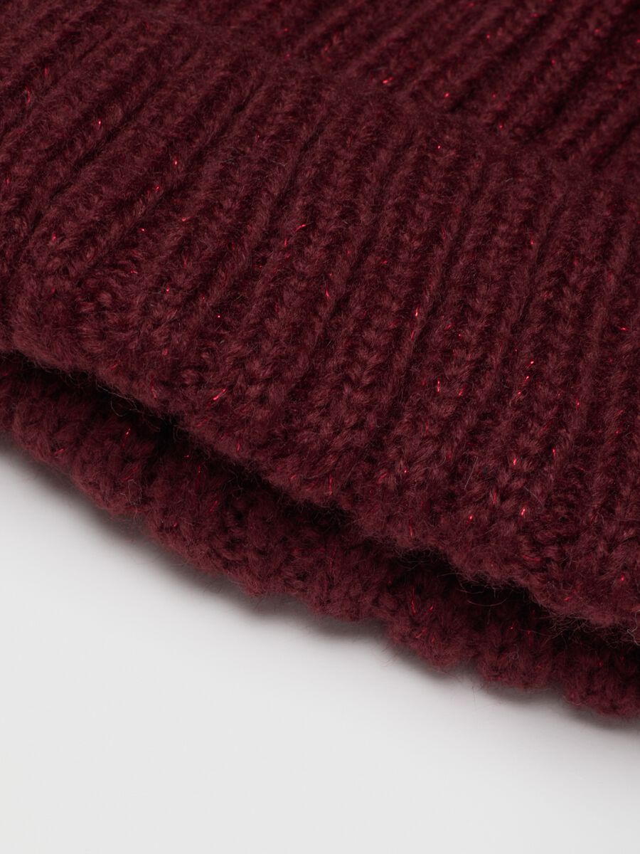 Red Hat with Pom Pom_1