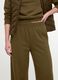 Green cotton-blend straight-fit joggers_1