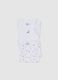 Set of two white pure cotton bodysuits for baby girls_2
