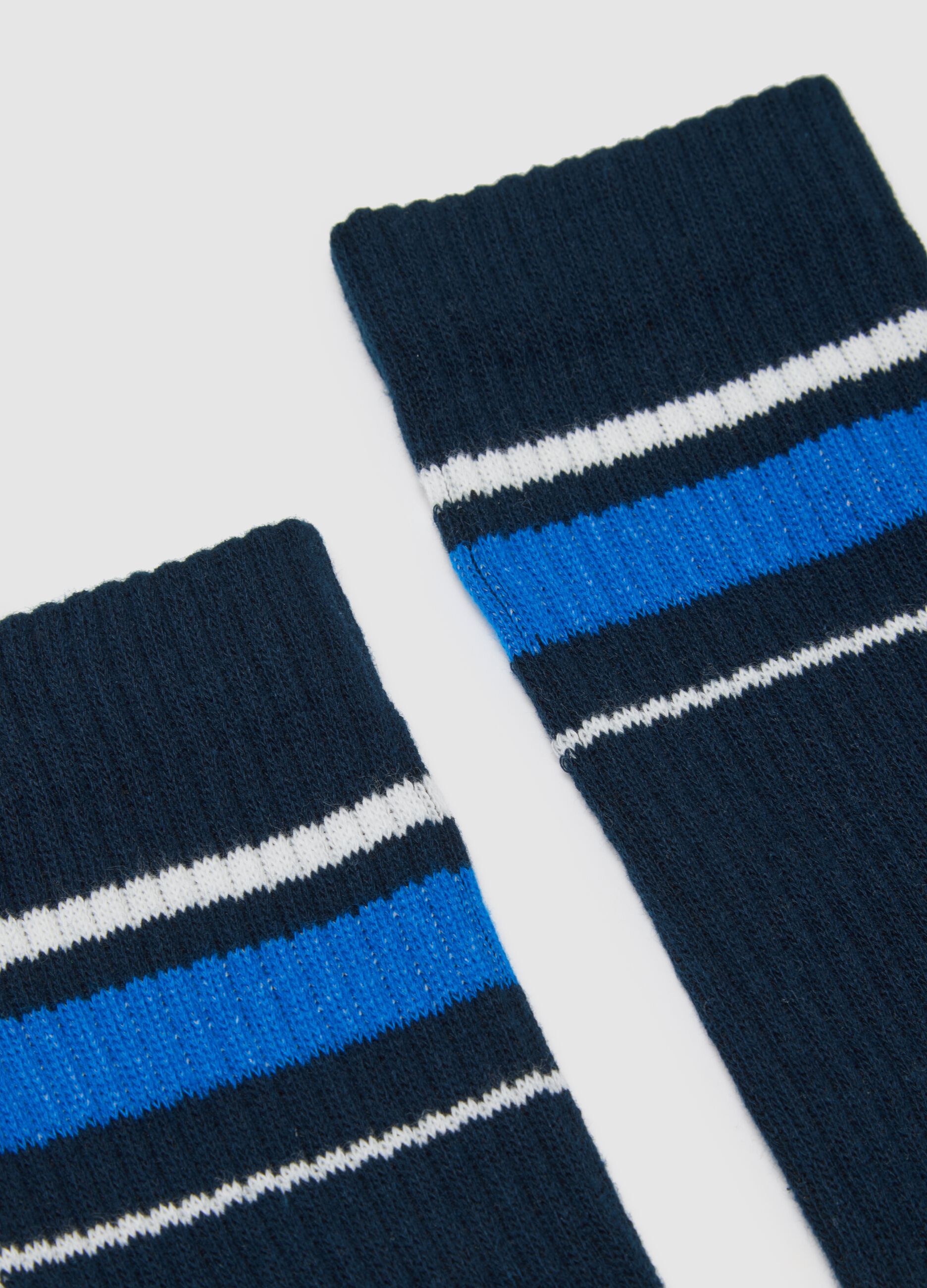 Tennis Sock with Contrast Stripes ALTAVIA COURT