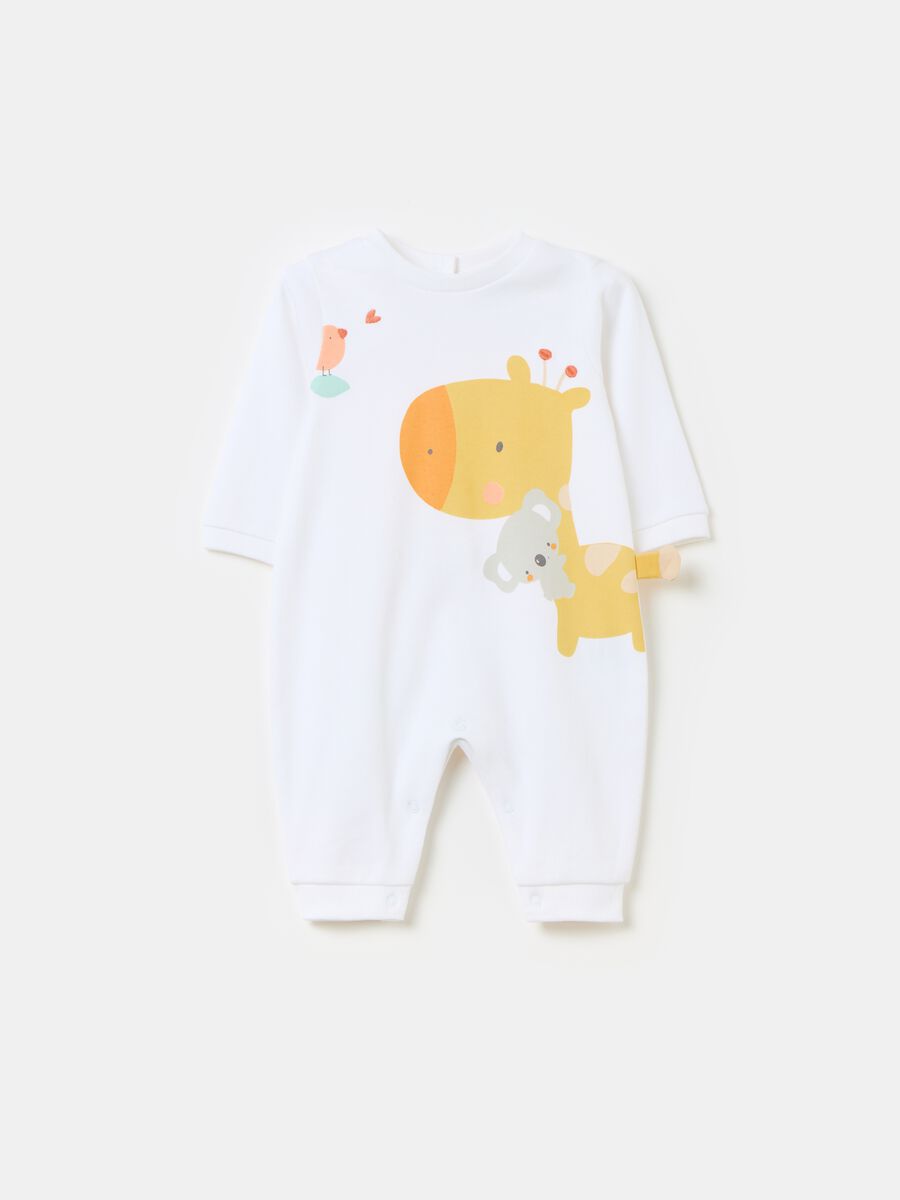 Organic cotton onesie with print_0