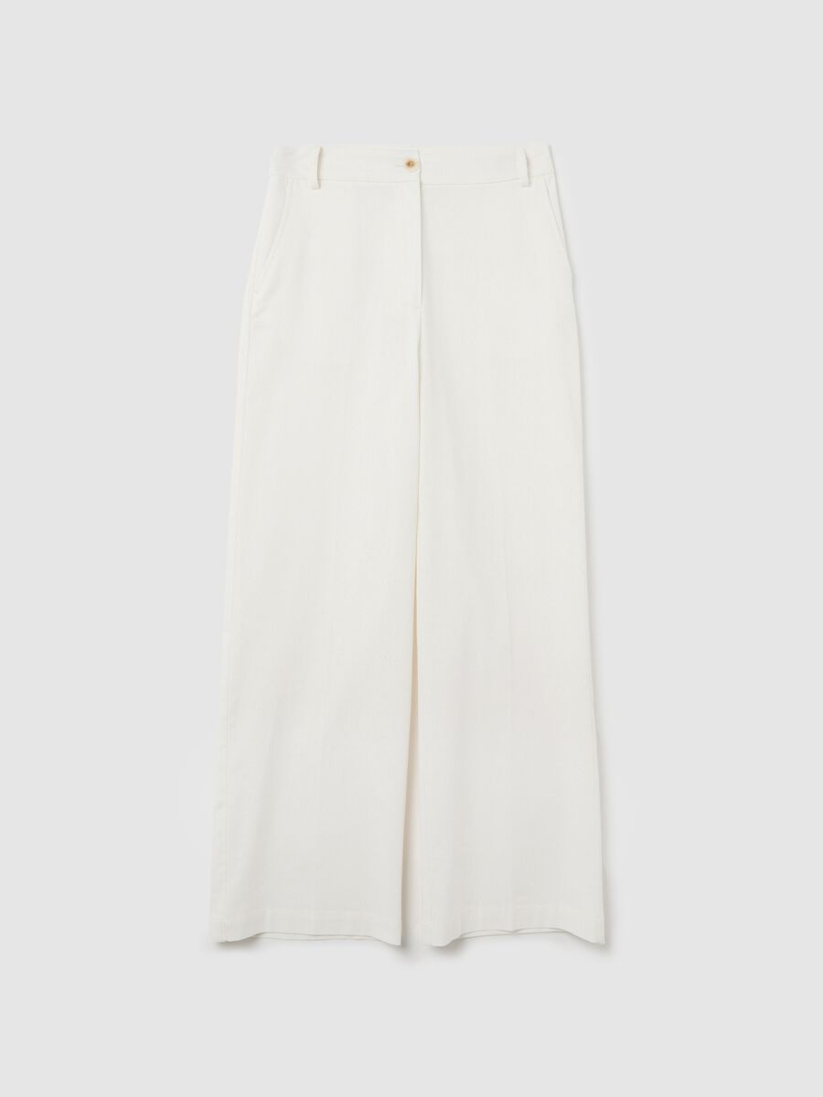 Wide-leg chino trousers_4