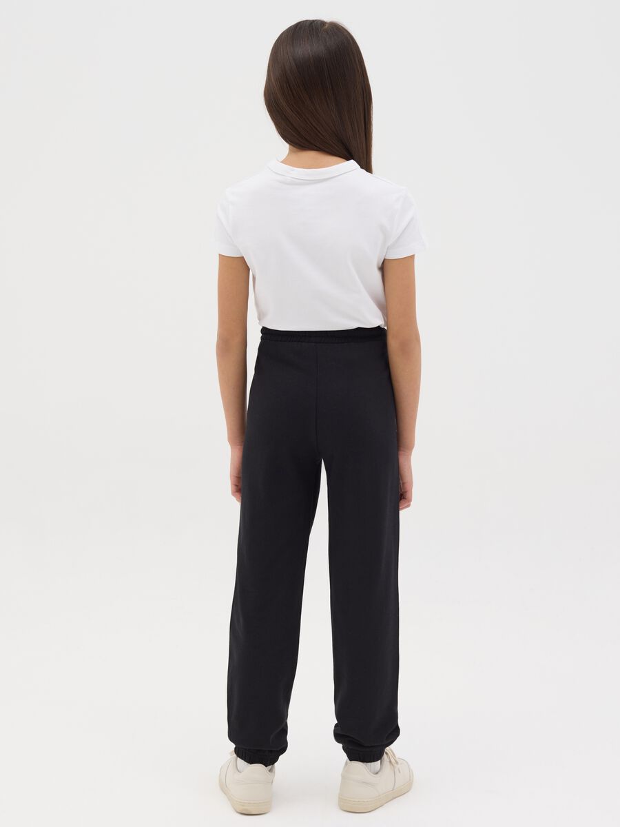 Joggers with drawstring and "Cambridge” print_3