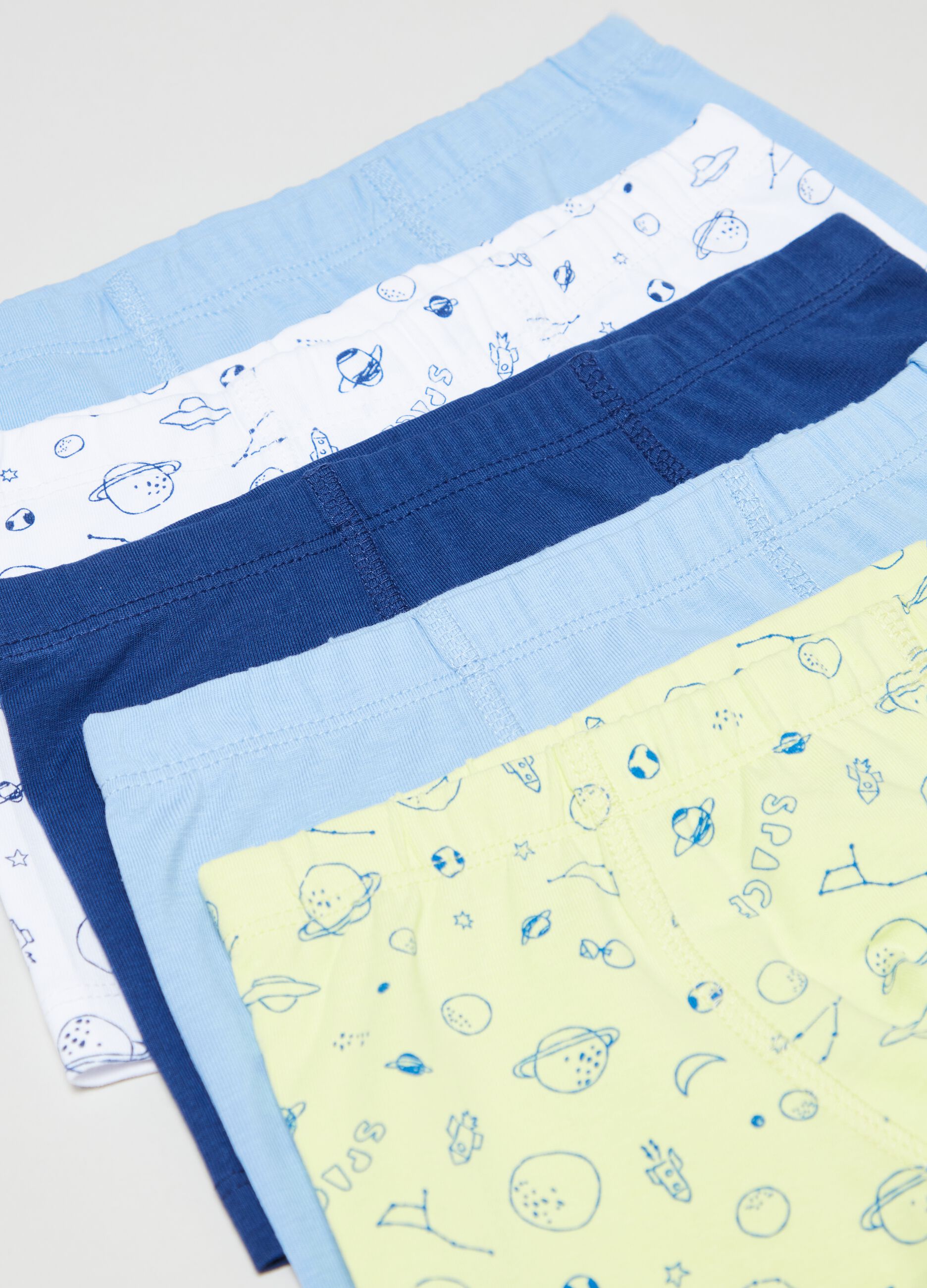 Set cinque boxer in cotone stretch_2