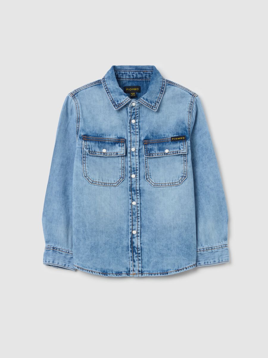 Denim shirt with pockets_3