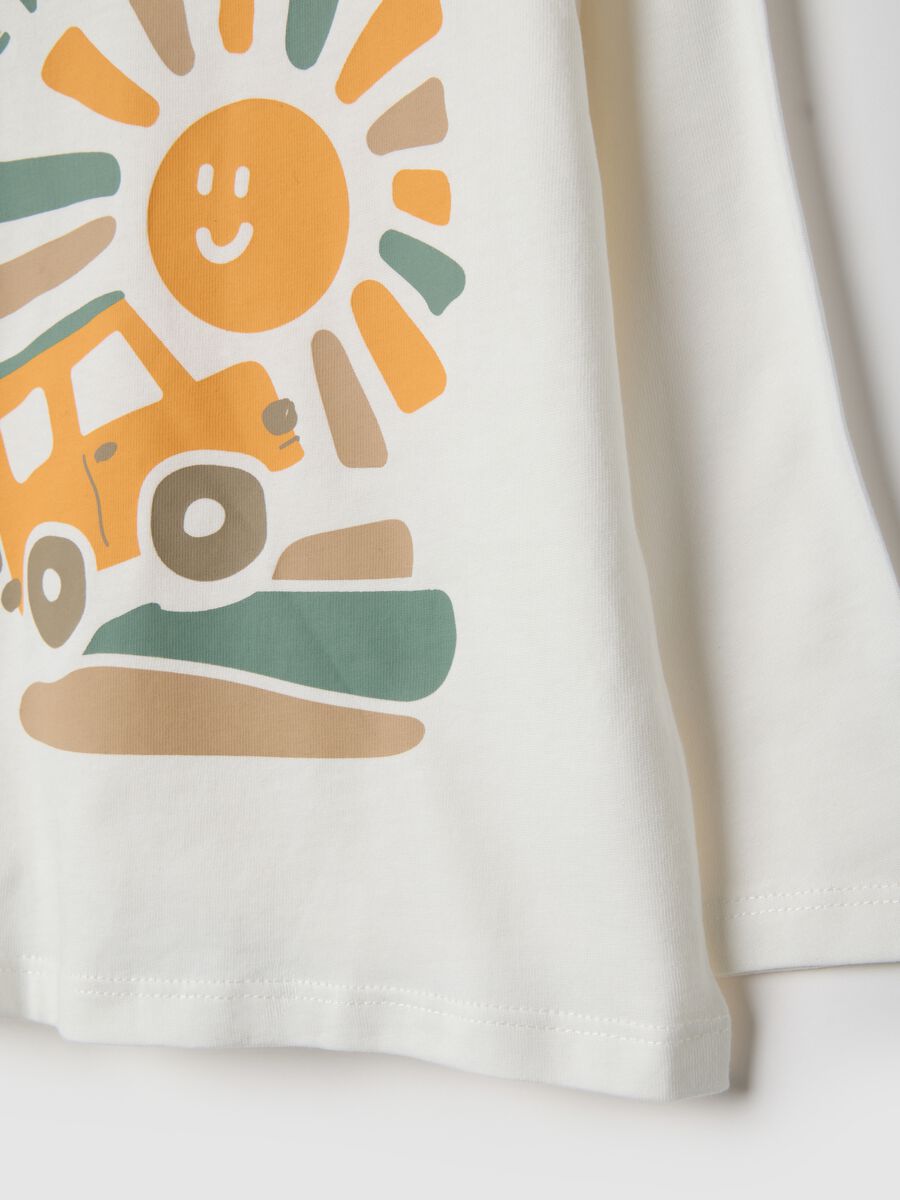 Kids' Multicolour Cotton T-shirt Twin Pack, Regular Fit_3