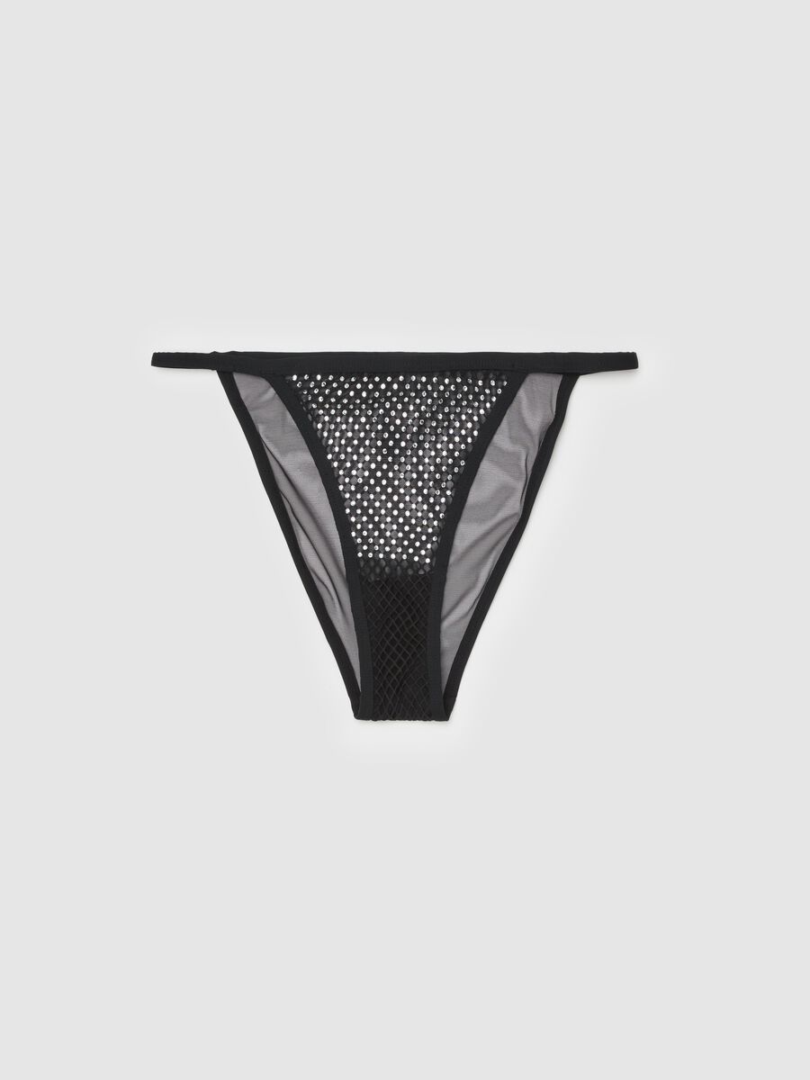 Mesh briefs with diamantés_4