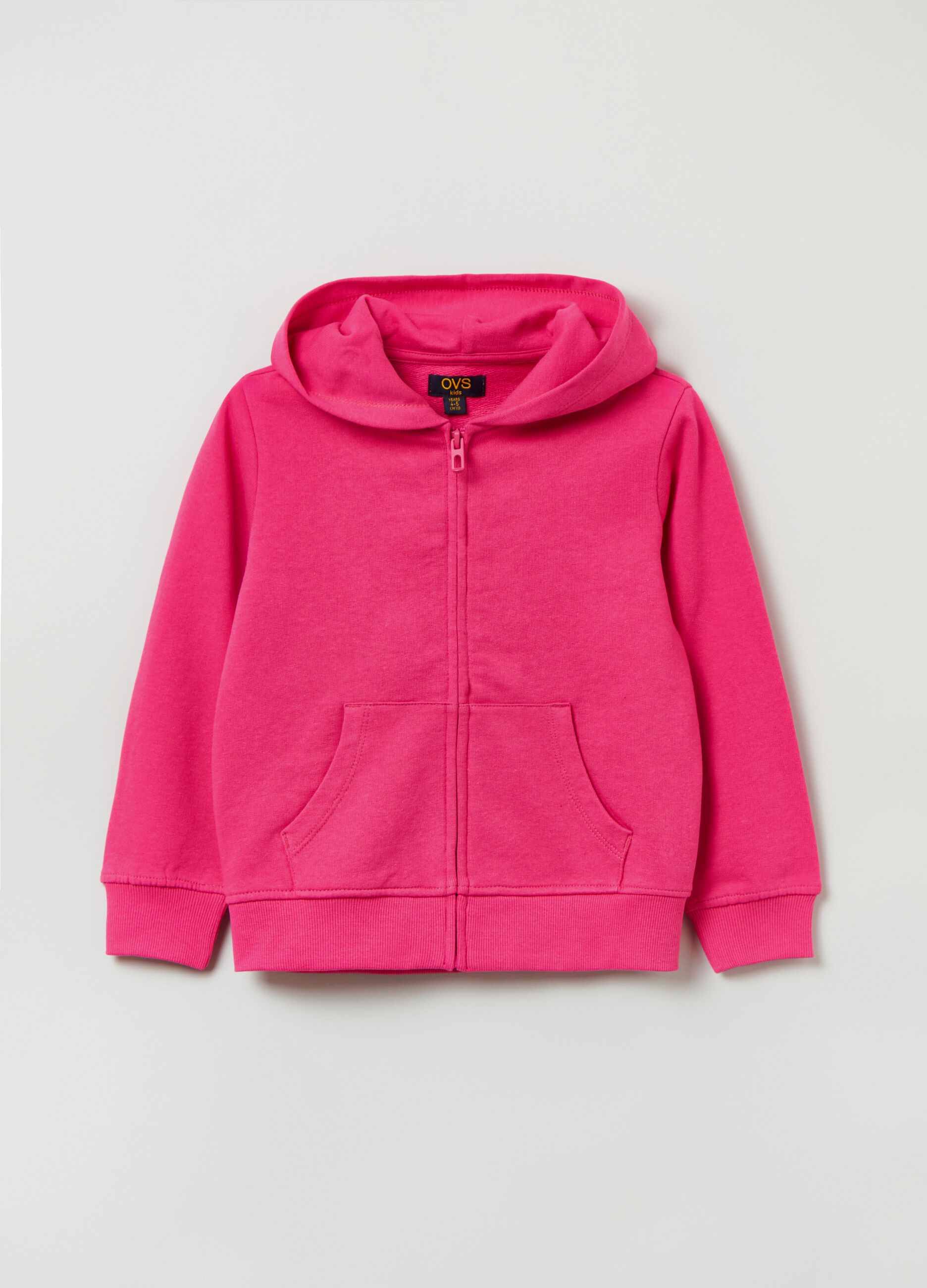 Full-zip in French Terry con cappuccio_0
