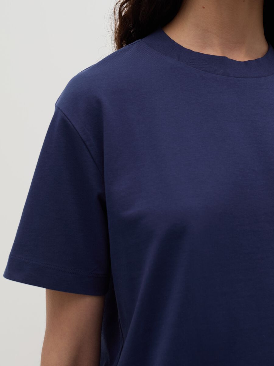 Solid colour cotton T-shirt_2