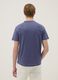 Regular fit blue pure cotton T-shirt_2