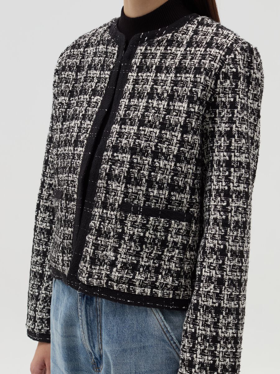 Blazer in tweed bicolore_3