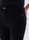 Women's regular fit black denim jeans_3