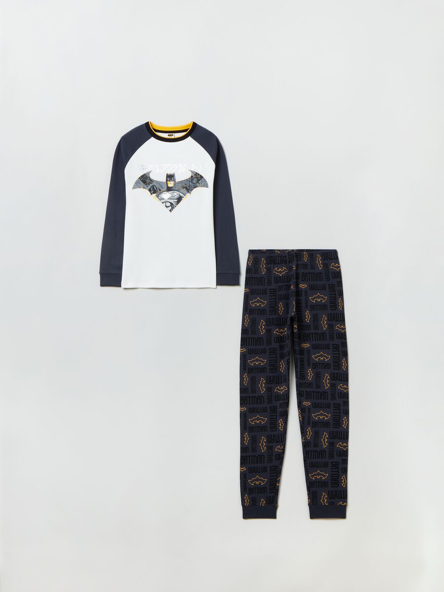 Pigiama in cotone con stampa Batman_0