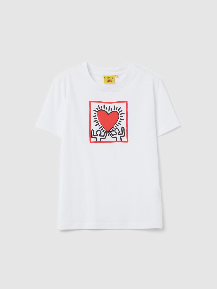 T-shirt with Keith Haring "The Heart” print_4