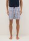 Multicolor checked pure cotton regular fit pyjama shorts_1