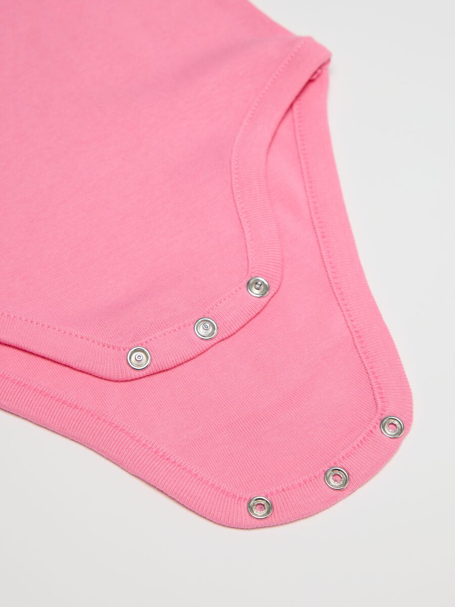 Tripack body bianco e rosa in cotone bio_3