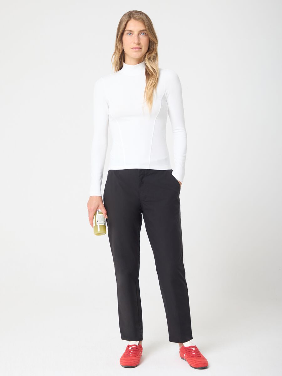 Straight Technical Fabric Trousers ALTAVIA STUDIO_0