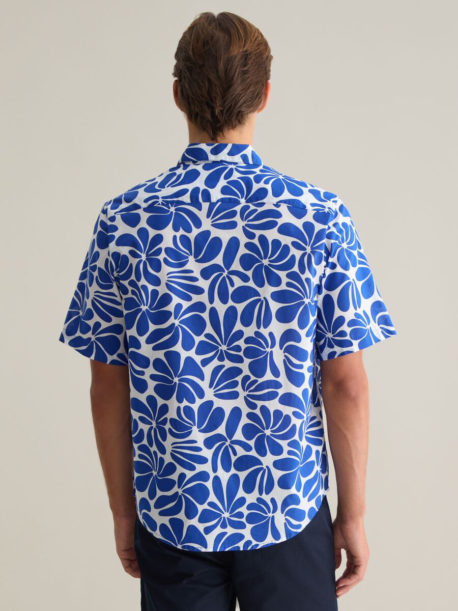 Men's multicolour pure cotton regular fit shirt_3