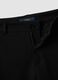 Black stretch viscose trousers_5