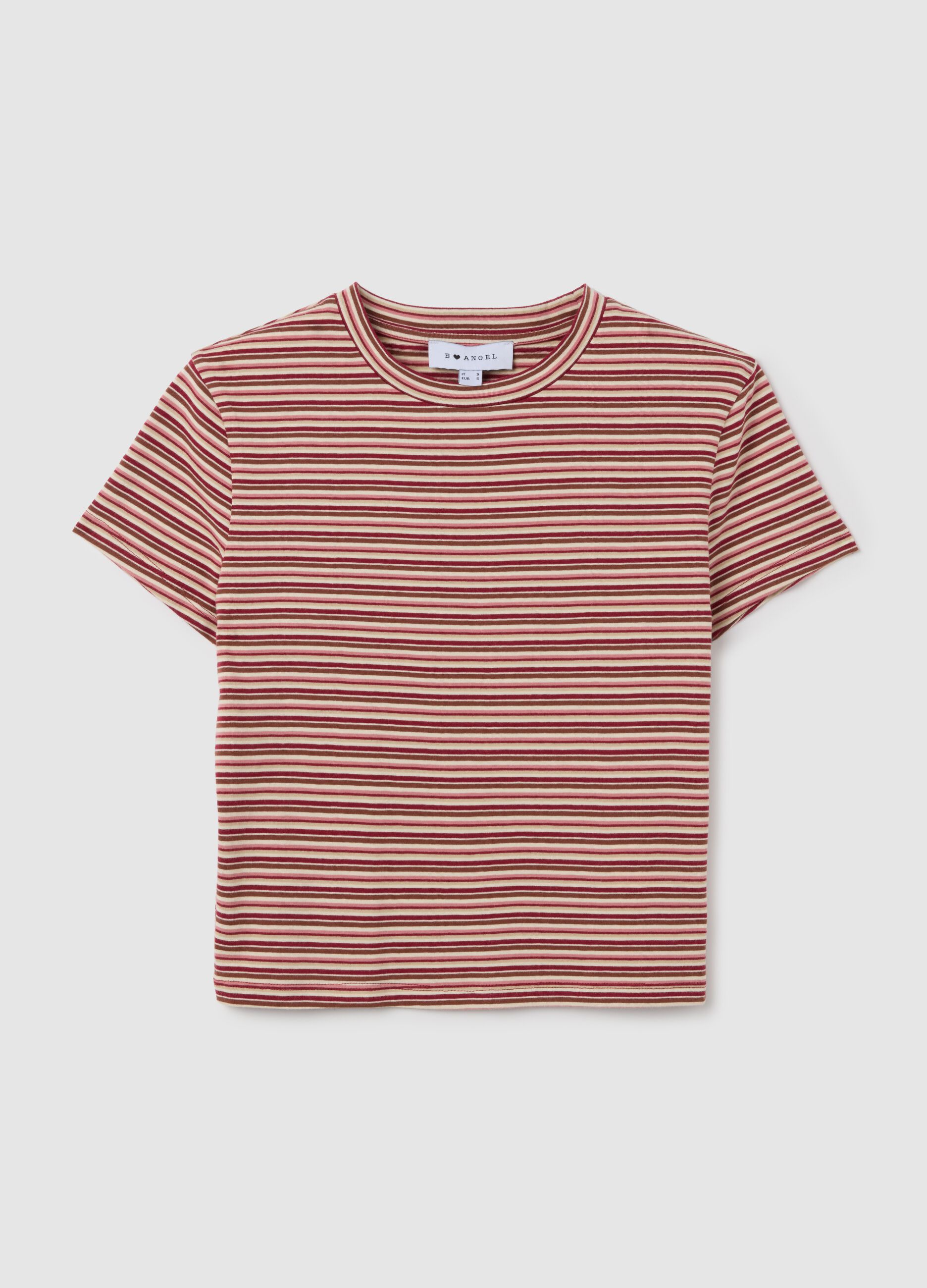 Women's Multicolour Pure Cotton T-shirt