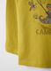 Yellow pure cotton children's regular fit T-shirt with print_3