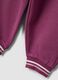 Purple pure cotton jogger trousers with Lilo & Stitch embroidery for baby girl_3