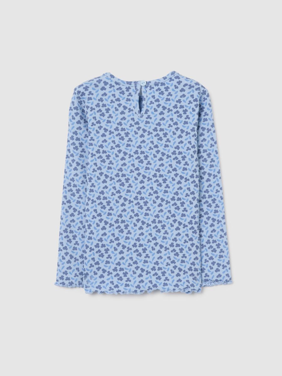 Multicolour regular fit cotton blend girl's t-shirt with prints_1