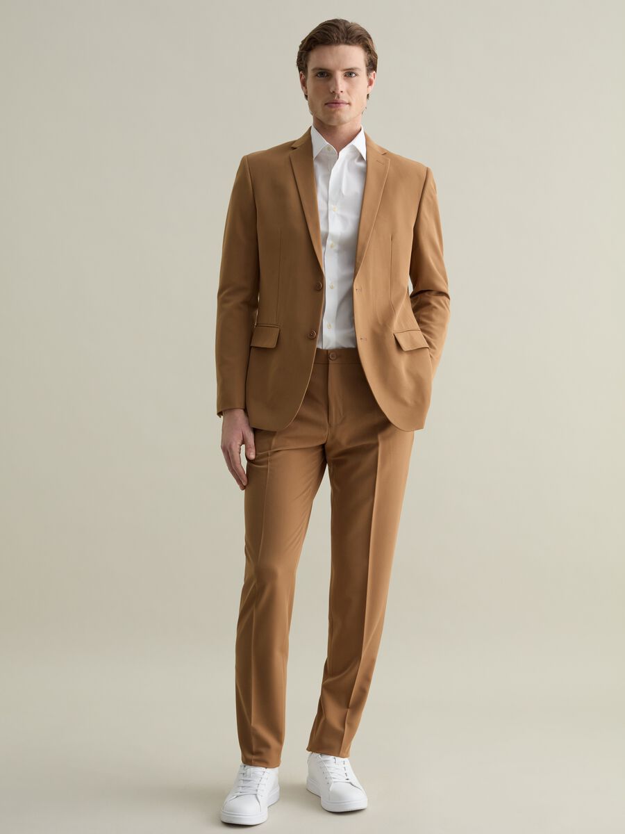 Slim-fit single-breasted blazer_1