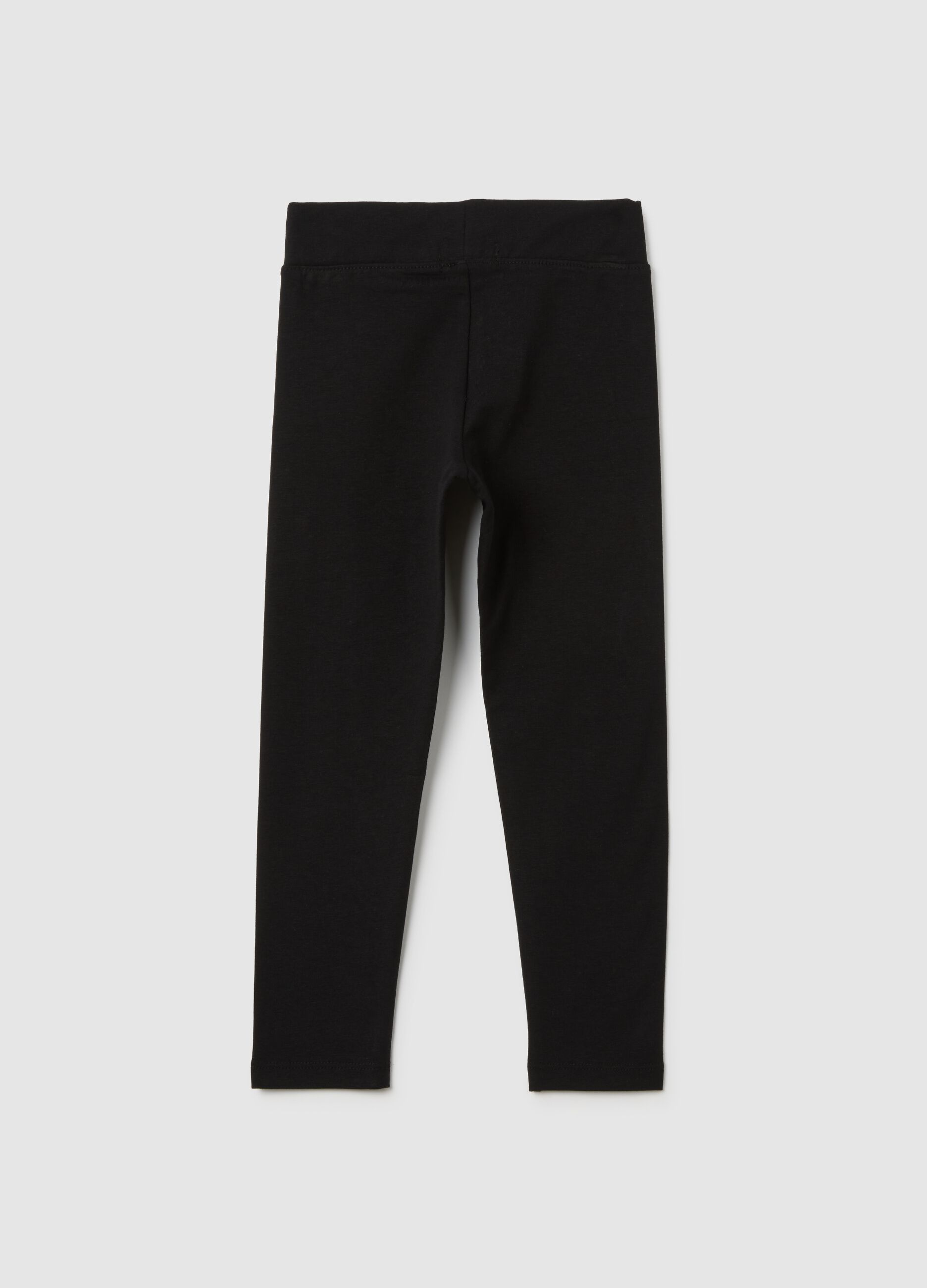 Leggings neri basic per bambina