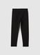 Basic Black Leggings for Girls_1