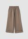 Brown regular-fit wide-leg trousers_2