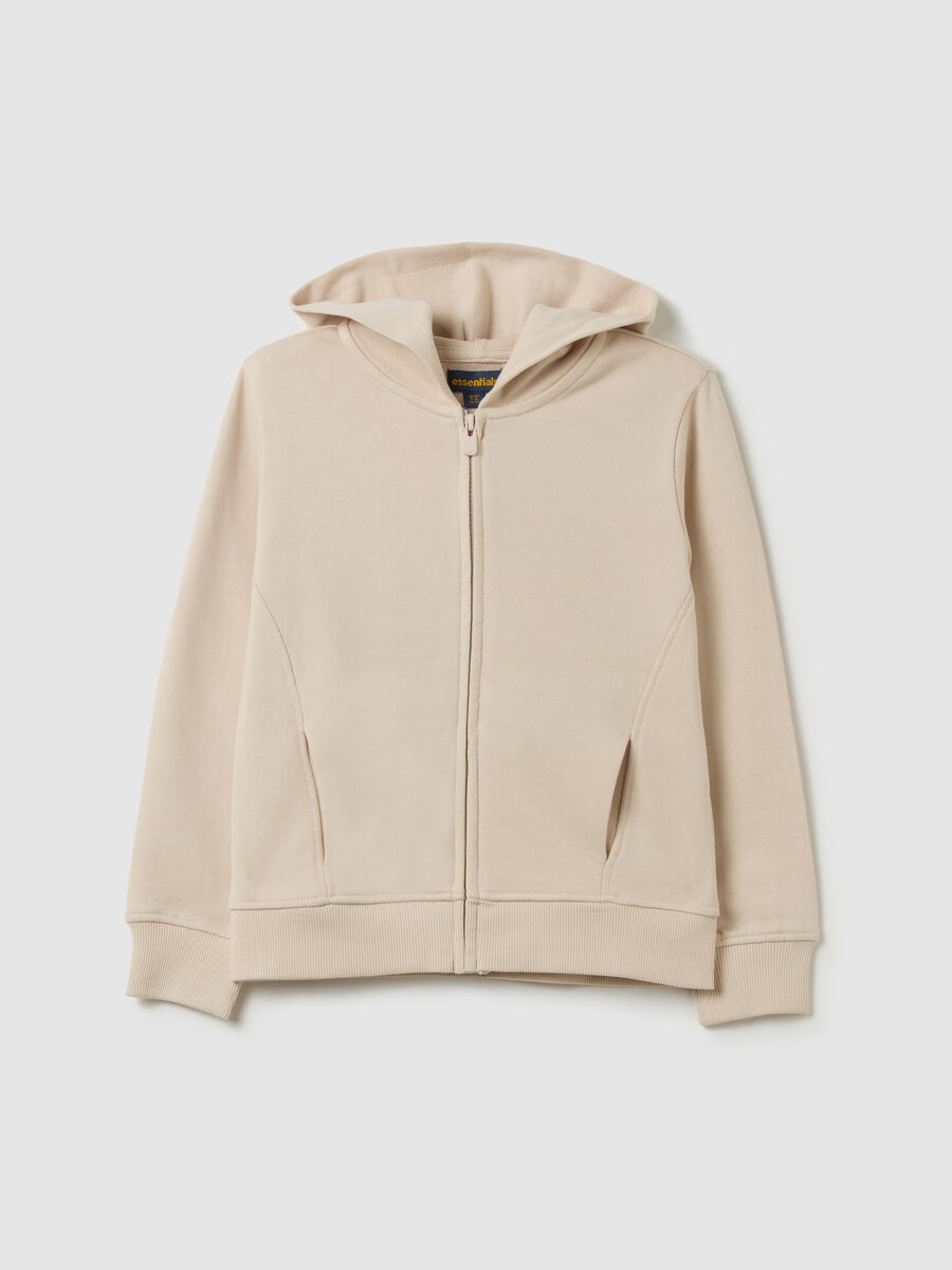 French terry full-zip hoodie_0