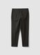 Pantaloni chino marroni in cotone e modal elasticizzato_2