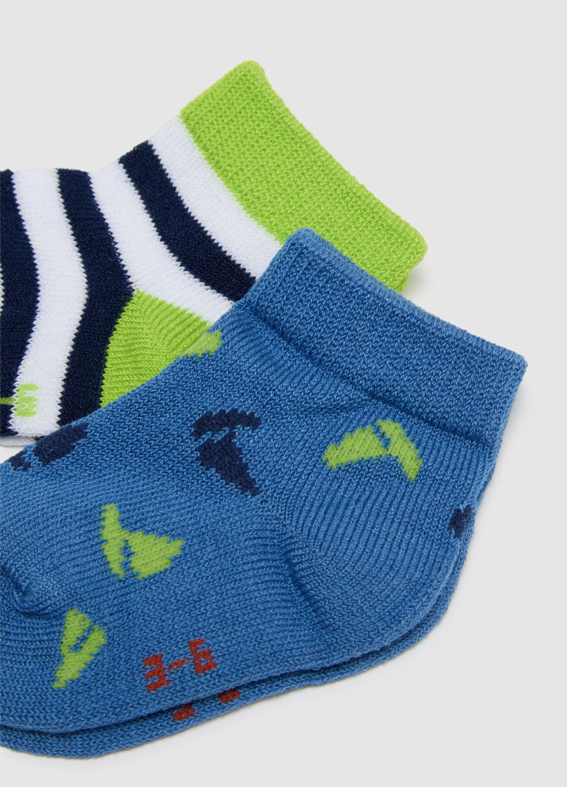 Multicolour Cotton Blend Children's Sock Set