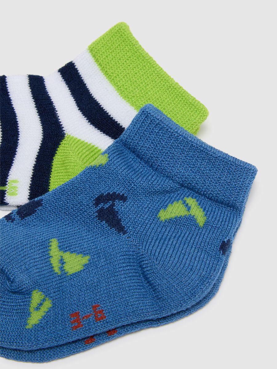 Multicolour Cotton Blend Children's Sock Set_1